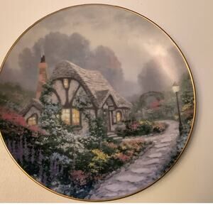 Thomas Kinkade Plate Chandlers Cottage 1991